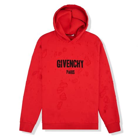 red givenchy paris hoodie